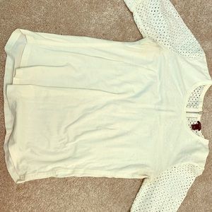 J Crew 3/4 length sleeve top